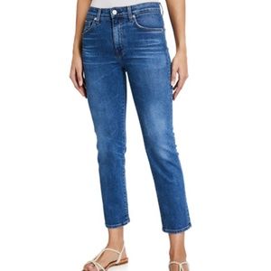 CQY Friend High Rise Straight Leg Jeans NWT